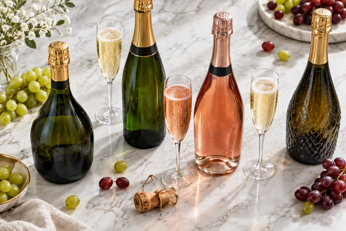 Champagne, Franciacorta, Trento DOC o Prosecco: le differenze e quale scegliere