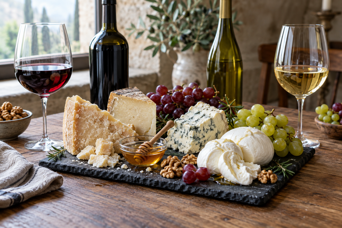 Vino e formaggi: come abbinarli senza sbagliare