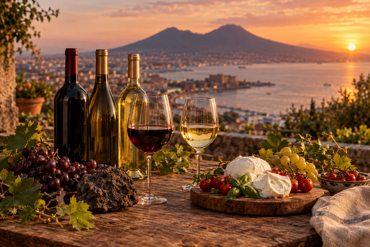 Vini campani: guida a Taurasi, Fiano, Greco, Falanghina e ai vini del Vesuvio