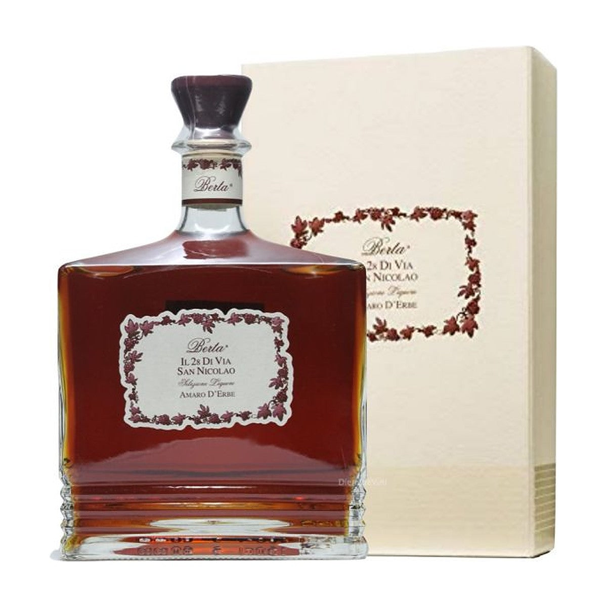 Bottiglia Amaro d'Erbe Il 28 Di Via San Nicolao Berta Distillerie