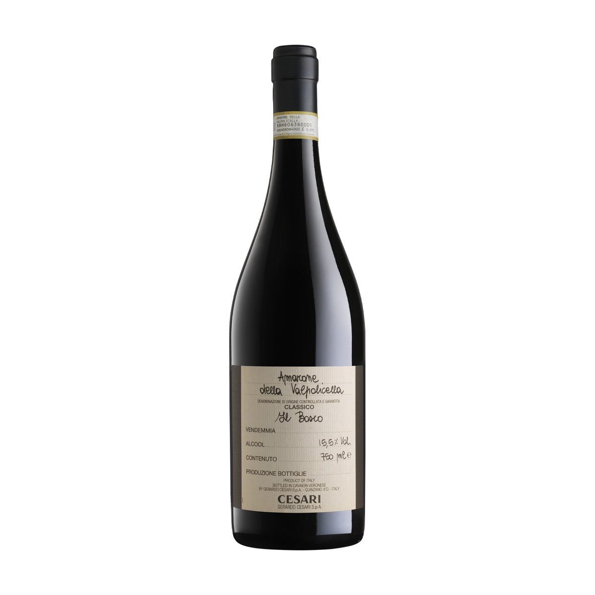 Bottiglia Amarone della Valpolicella Classico DOCG“Il Bosco” 2019 - Cesari (Box 2 bottiglie)