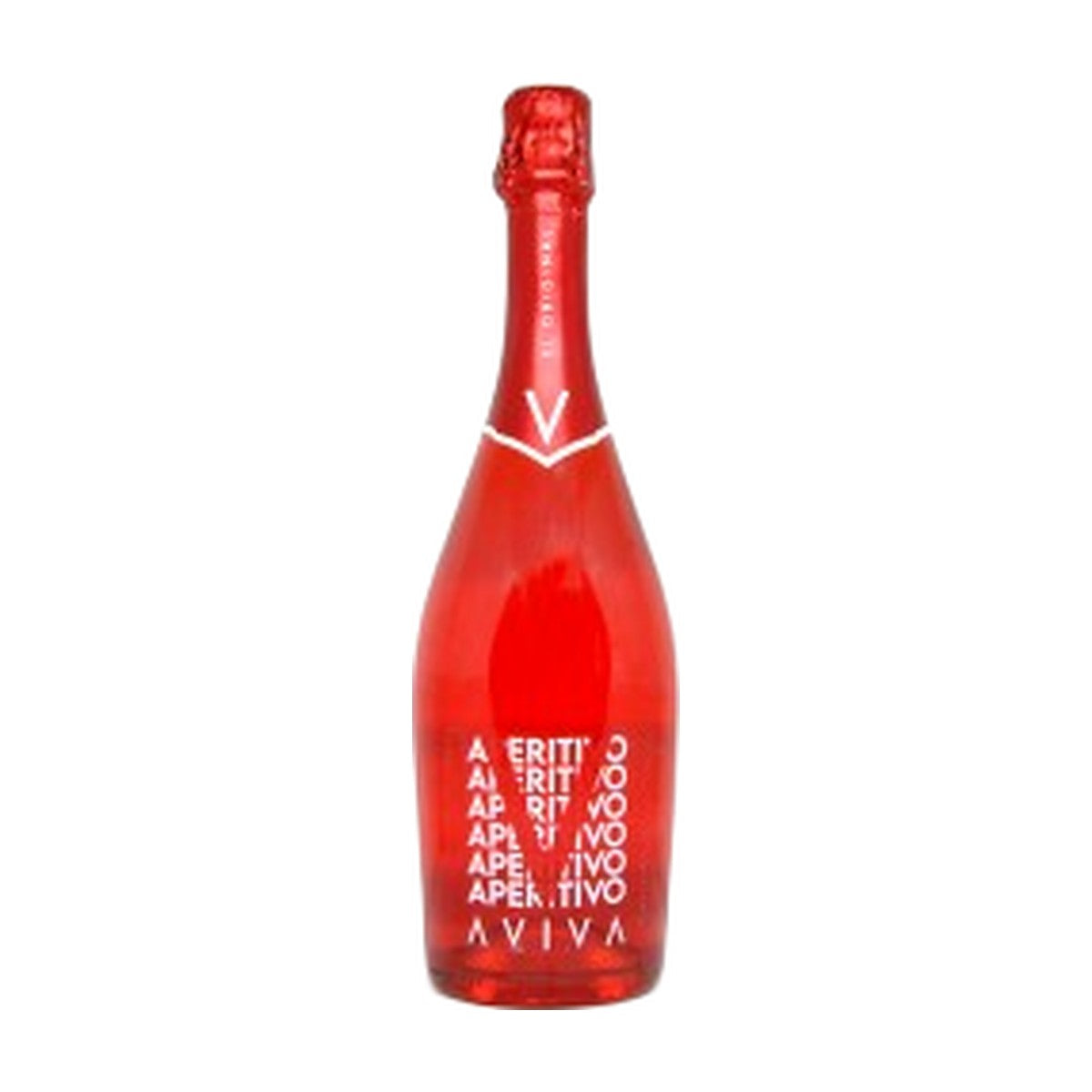 Bottiglia Aviva Glitter Aperitivo Rosso