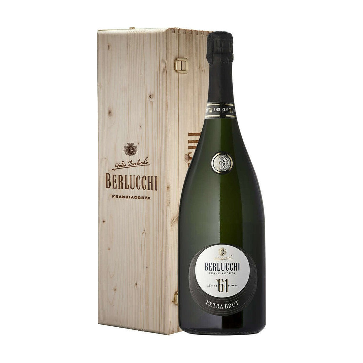 Berlucchi 61 Extra Brut Franciacorta DOCG Jeroboam 3 L (cassetta in legno) spumante Lombardia