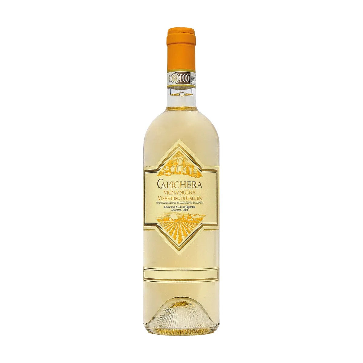 Bottiglia Capichera Vign'Angena Vermentino di Gallura DOCG 2025