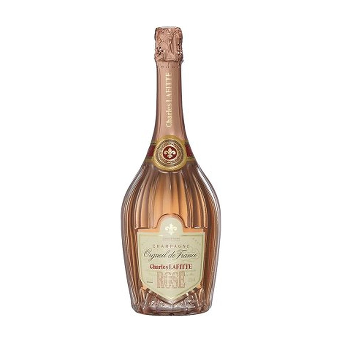Bottiglia Charles Lafitte Orgueil de France Champagne Rosé AOC