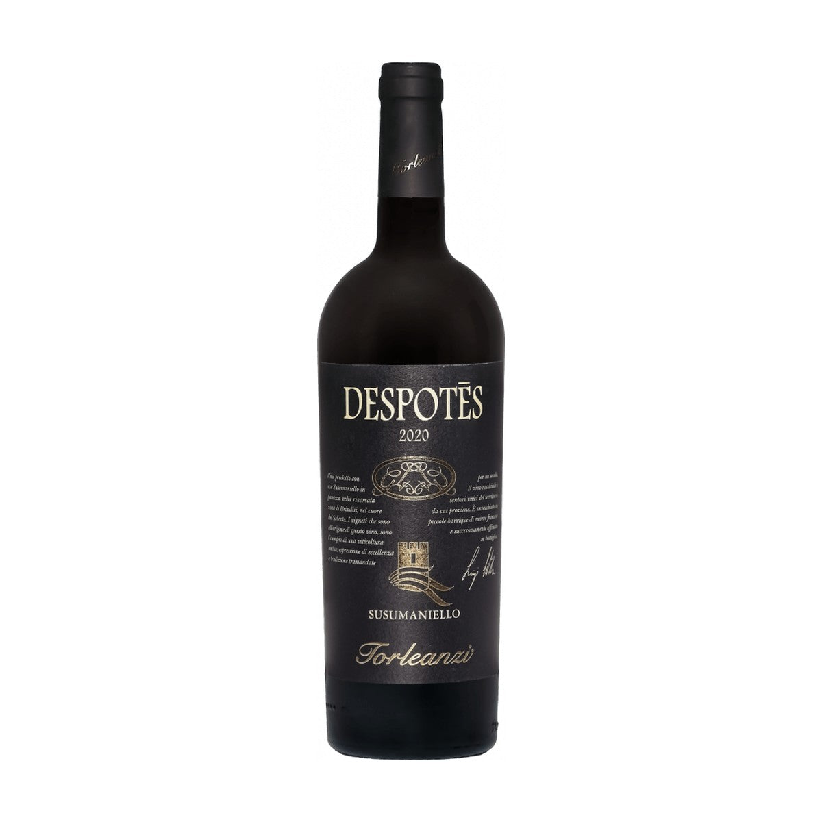 Torleanzi Despotes Salento IGP 2021 vino rosso Puglia