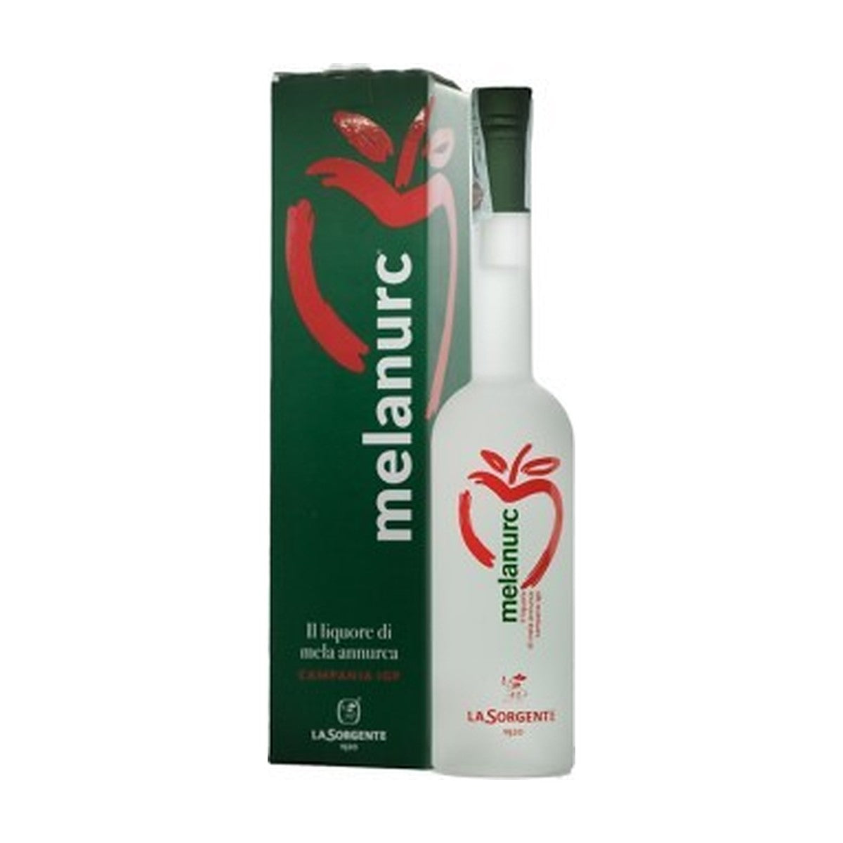 Bottiglia La Sorgente Melanurc Liquore di Mela Annurca IGP