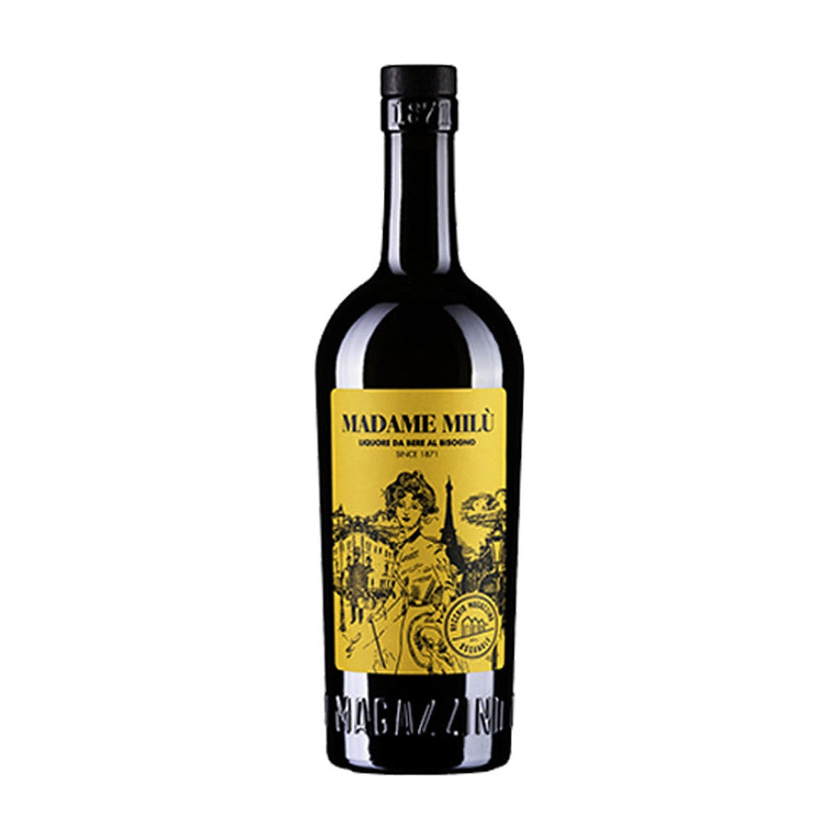 Bottiglia Vecchio Magazzino Doganale Madame Milù Liquore di Erbe Balsamiche