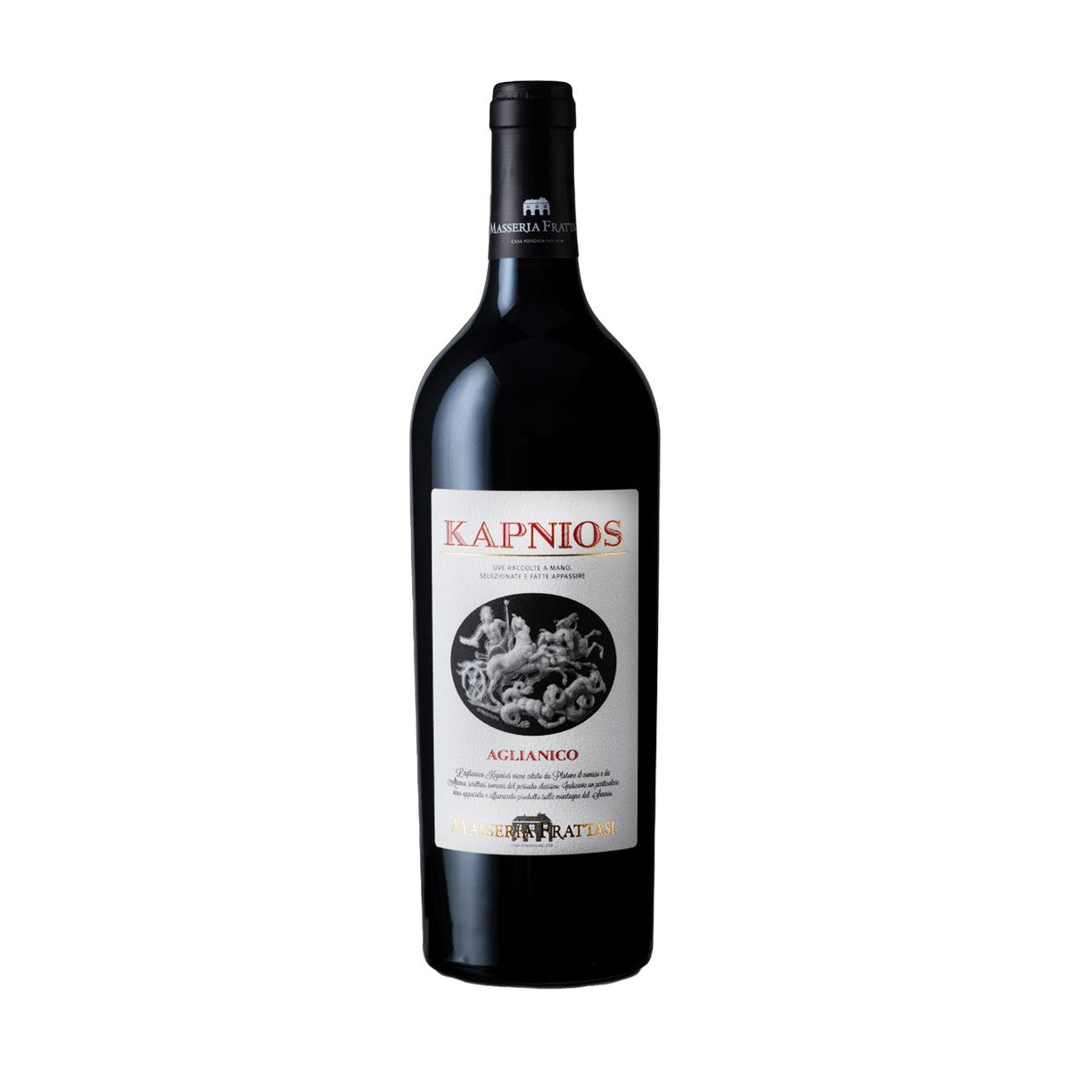 Bottiglia Masseria Frattasi Kapnios Aglianico 2023