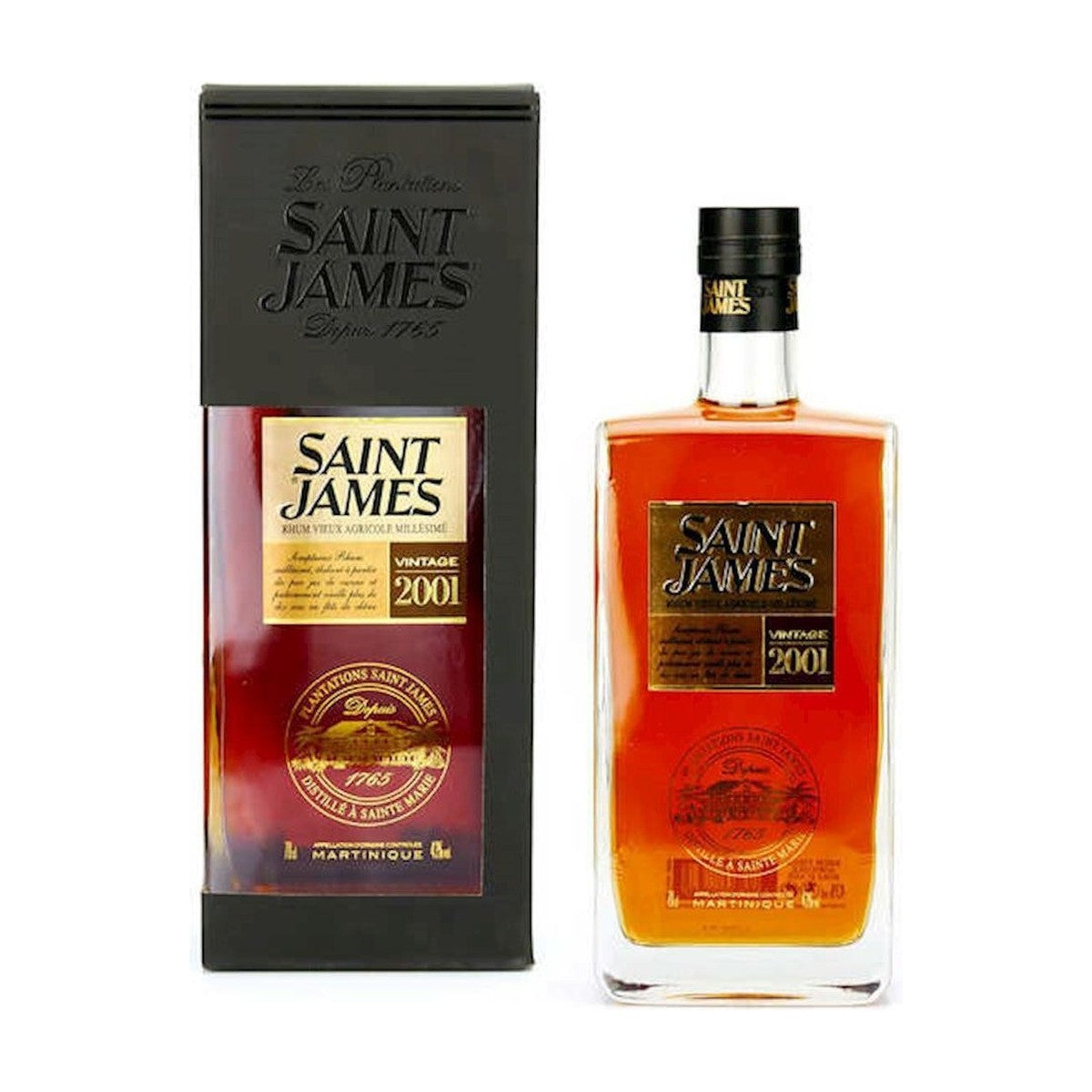 Saint James Millésime Rhum Vieux 2001 rum Martinica