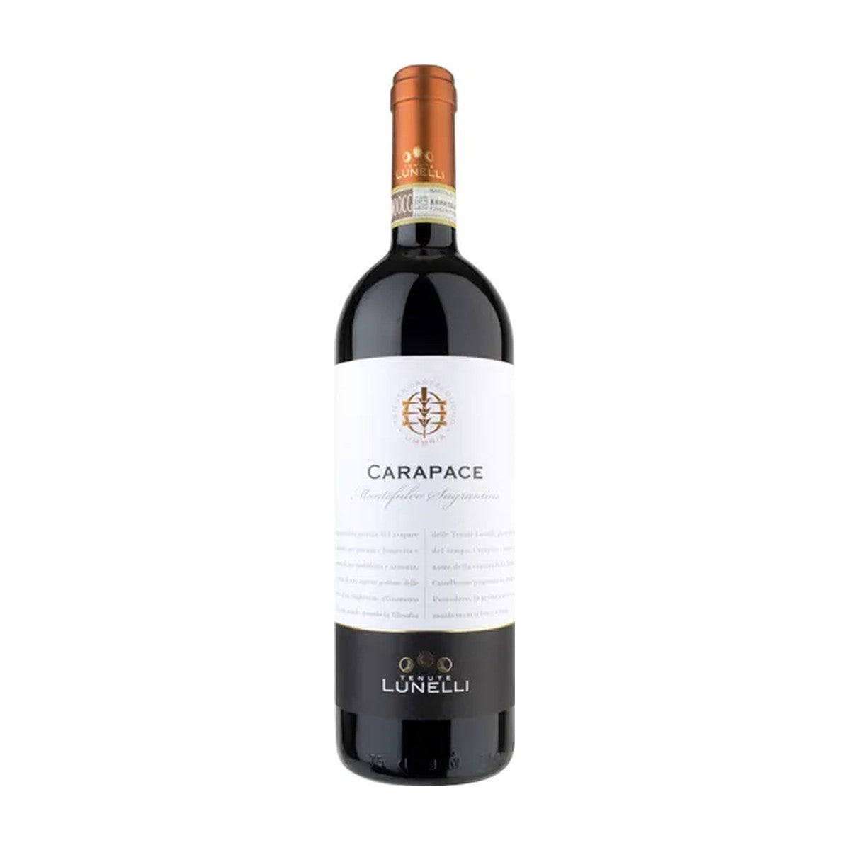 Bottiglia Tenute Lunelli Carapace Montefalco Sagrantino DOCG 2021