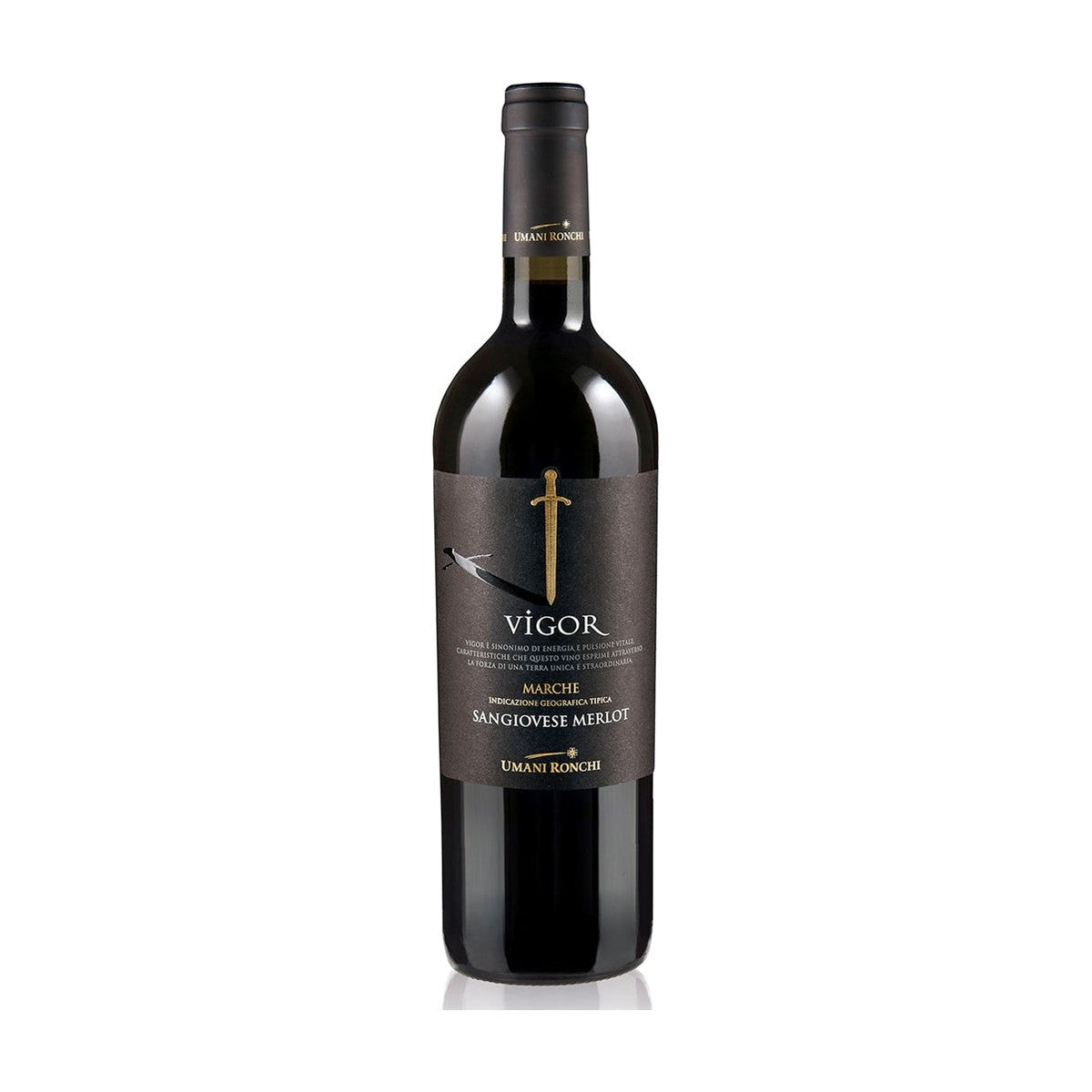 Bottiglia Umani Ronchi Vigor Sangiovese Merlot 2022