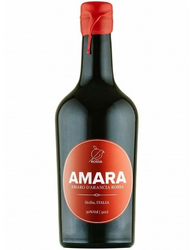 Amara Liquore Amaro Di Arance Rosse di Sicilia IGP 50cl - Amara